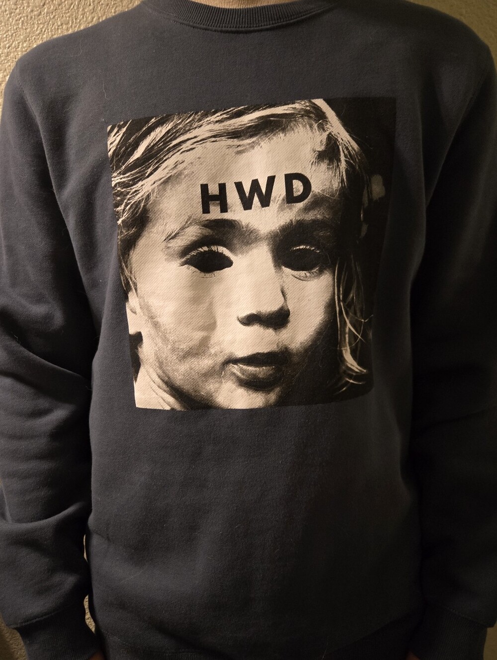 Halfway Dead HWD - Graphic Crewneck Sweater Slate Blue - XL